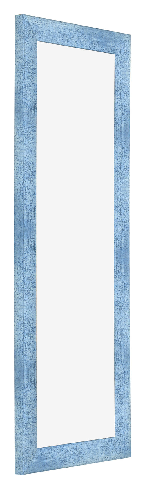 Cadre Photo 33x98cm Bleu Brillant Patine MDF Pisa De Face Oblique | Yourdecoration.fr