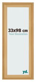 Cadre Photo 33x98cm De Pin Grain de Bois MDF Lazio De Face Mesure | Yourdecoration.fr
