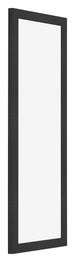Cadre Photo 33x98cm Noir Grain de Bois MDF Bologna De Face Oblique | Yourdecoration.fr