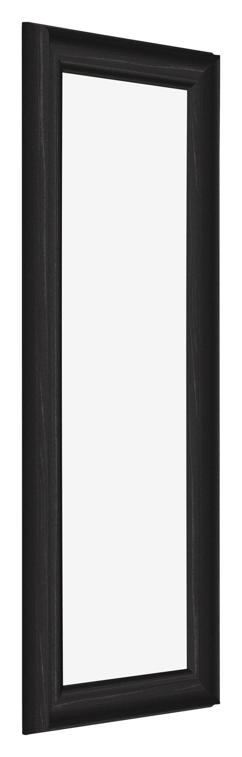 Cadre Photo 33x98cm Noir Grain de Bois MDF Lazio De Face Oblique | Yourdecoration.fr