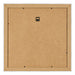 Cadre Photo 35x35cm Aluminium Brosse MDF Pisa Arriere | Yourdecoration.fr