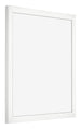 Cadre Photo 35x35cm Blanc Brillant MDF Bologna De Face Oblique | Yourdecoration.fr