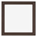 Cadre Photo 35x35cm Chene Fonce MDF Lazio De Face | Yourdecoration.fr