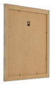 Cadre Photo 35x35cm Or Vintage MDF Pisa Arriere Oblique | Yourdecoration.fr