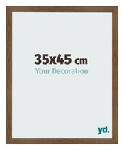 Cadre Photo 35x45 cm Chene Rustique MDF Bologna De Face Mesure | Yourdecoration.fr