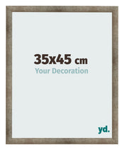Cadre Photo 35x45 cm Metal Vintage MDF Bologna De Face Mesure | Yourdecoration.fr