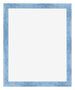 Cadre Photo 35x45cm Bleu Brillant Patine MDF Pisa De Face | Yourdecoration.fr