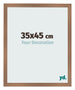 Cadre Photo 35x45cm Cuivre Décor MDF Bologna De Face Mesure | Yourdecoration.fr