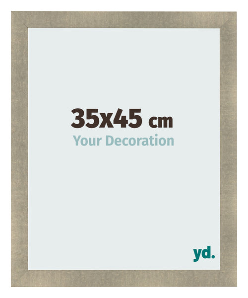 Cadre Photo 35x45cm Or Vintage MDF Pisa De Face Mesure | Yourdecoration.fr