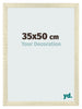 Cadre Photo 35x50cm Chene Sonoma MDF Pisa De Face Mesure | Yourdecoration.fr