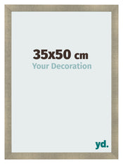 Cadre Photo 35x50cm Or Vintage MDF Pisa De Face Mesure | Yourdecoration.fr