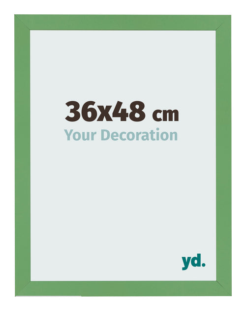 Cadre Photo 36x48 cm Vert MDF Bologna De Face Mesure | Yourdecoration.fr