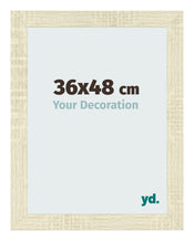 Cadre Photo 36x48cm Chene Sonoma MDF Pisa De Face Mesure | Yourdecoration.fr