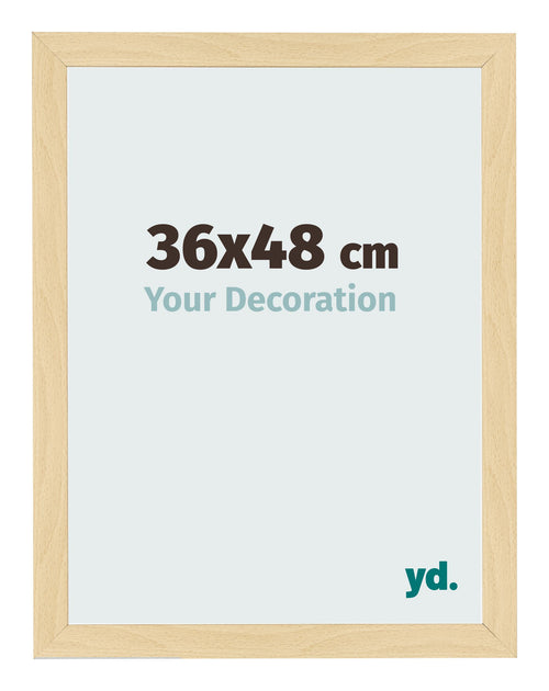 Cadre Photo 36x48cm Hêtre Décor MDF Bologna De Face Mesure | Yourdecoration.fr