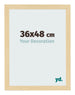 Cadre Photo 36x48cm Hêtre Décor MDF Bologna De Face Mesure | Yourdecoration.fr