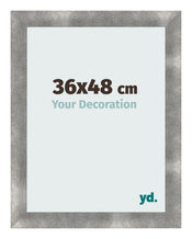 Cadre Photo 36x48cm Metal Vintage MDF Pisa De Face Mesure | Yourdecoration.fr