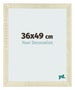 Cadre Photo 36x49cm Chene Sonoma MDF Pisa De Face Mesure | Yourdecoration.fr