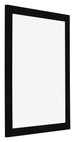 Cadre Photo 36x49cm Noir Argent Poli MDF Pisa De Face Oblique | Yourdecoration.fr