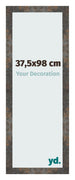 Cadre Photo 37 5x98 cm Metal Oxyde MDF Bologna De Face Mesure | Yourdecoration.fr