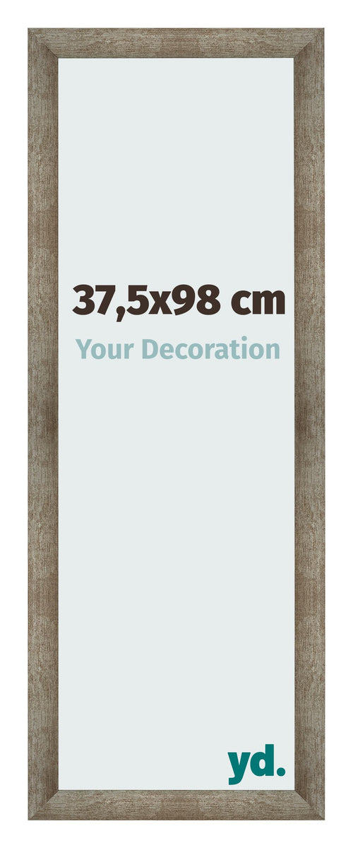 Cadre Photo 37 5x98 cm Metal Vintage MDF Bologna De Face Mesure | Yourdecoration.fr