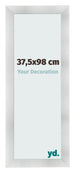 Cadre Photo 37 5x98cm Aluminium Brosse MDF Pisa De Face Mesure | Yourdecoration.fr