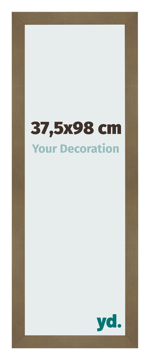 Cadre Photo 37 5x98cm Bronze Décor MDF Bologna De Face Mesure | Yourdecoration.fr