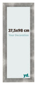 Cadre Photo 37 5x98cm Metal Vintage MDF Pisa De Face Mesure | Yourdecoration.fr