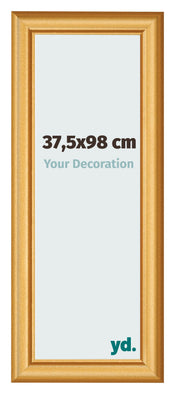 Cadre Photo 37 5x98cm Or Mat MDF Lazio De Face Mesure | Yourdecoration.fr