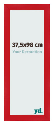 Cadre Photo 37 5x98cm Rouge MDF Pisa De Face Mesure | Yourdecoration.fr