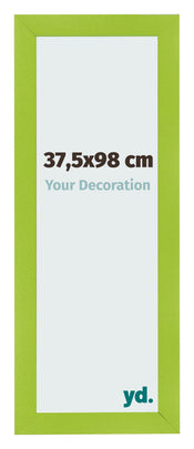 Cadre Photo 37 5x98cm Vert MDF Pisa De Face Mesure | Yourdecoration.fr