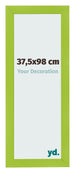 Cadre Photo 37 5x98cm Vert MDF Pisa De Face Mesure | Yourdecoration.fr