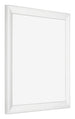Cadre Photo 40x40cm Blanc Vintage MDF Pisa De Face Oblique | Yourdecoration.fr