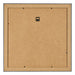 Cadre Photo 40x40cm Noir Argent Poli MDF Pisa Arriere | Yourdecoration.fr