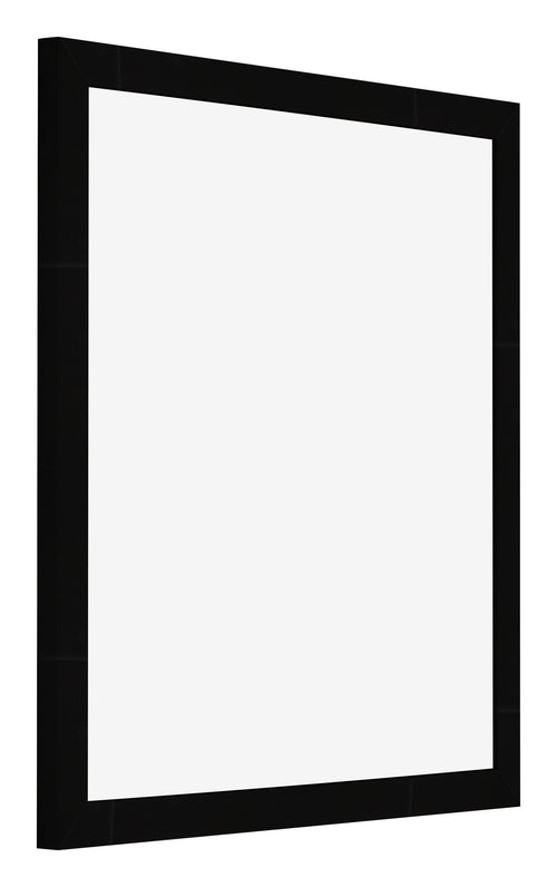 Cadre Photo 40x40cm Noir Brillant MDF Bologna De Face Oblique | Yourdecoration.fr