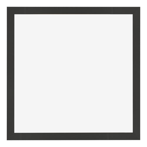 Cadre Photo 40x40cm Noir Grain de Bois MDF Bologna De Face | Yourdecoration.fr
