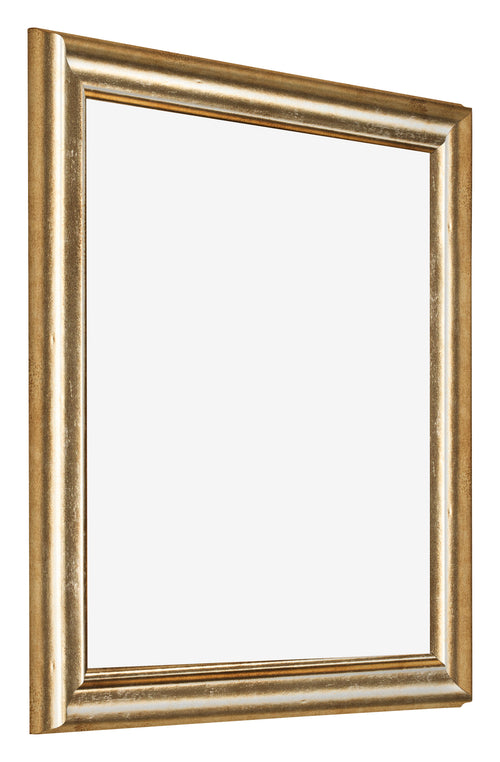 Cadre Photo 40x40cm Or Antique MDF Lazio De Face Oblique | Yourdecoration.fr