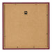 Cadre Photo 40x40cm Vin Rouge Patine MDF Bologna Arriere | Yourdecoration.fr