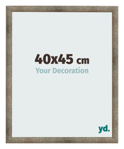 Cadre Photo 40x45 cm Metal Vintage MDF Bologna De Face Mesure | Yourdecoration.fr