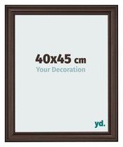 Cadre Photo 40x45cm Chene Fonce MDF Lazio De Face Mesure | Yourdecoration.fr