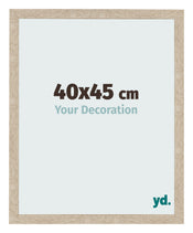 Cadre Photo 40x45cm Chêne Sonoma MDF Bologna De Face Mesure | Yourdecoration.fr