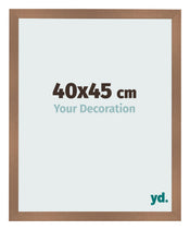 Cadre Photo 40x45cm Cuivre Décor MDF Bologna De Face Mesure | Yourdecoration.fr