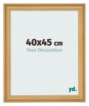Cadre Photo 40x45cm De Pin Grain de Bois MDF Lazio De Face Mesure | Yourdecoration.fr