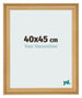 Cadre Photo 40x45cm De Pin Grain de Bois MDF Lazio De Face Mesure | Yourdecoration.fr