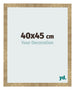 Cadre Photo 40x45cm Or Antique MDF Bologna De Face Mesure | Yourdecoration.fr