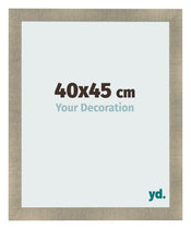 Cadre Photo 40x45cm Or Vintage MDF Pisa De Face Mesure | Yourdecoration.fr