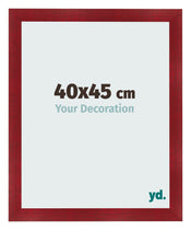 Cadre Photo 40x45cm Vin Rouge Patine MDF Pisa De Face Mesure | Yourdecoration.fr
