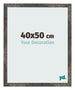 Cadre Photo 40x50 cm Metal Oxyde MDF Bologna De Face Mesure | Yourdecoration.fr