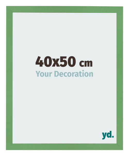 Cadre Photo 40x50 cm Vert MDF Bologna De Face Mesure | Yourdecoration.fr