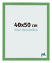 Cadre Photo 40x50 cm Vert MDF Bologna De Face Mesure | Yourdecoration.fr