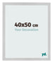 Cadre Photo 40x50cm Acier Inoxydable MDF Bologna De Face Mesure | Yourdecoration.fr